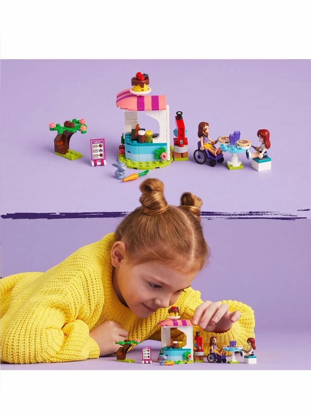 Lego 41753 Friends Sets: Pancake Shop 6+ 157 Pcs - New in Damaged Box
